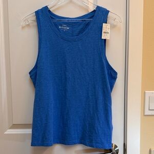 J. Crew Royal Blue Women's “Girlfriend” Tank Top